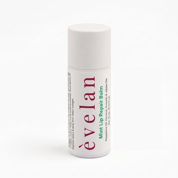 Peppermint Lip Repair Balm with Coconut and Avocado Oil 10ml by èvelan skincare