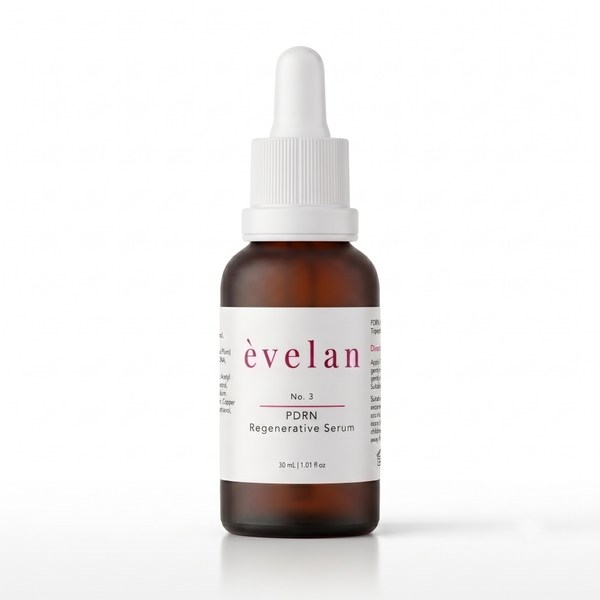 PDRN Regenerative Salmon DNA Serum 30ml bottle by èvelan skincare