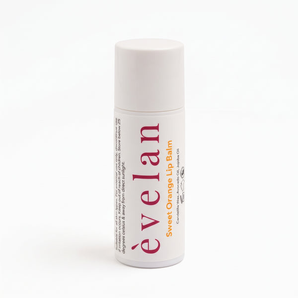 Sweet Orange Lip Balm with Avocado and Jojoba Oil 10ml by èvelan skincare
